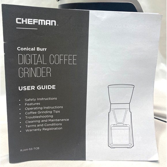 Chefman Conical Burr Coffee Grinder, Create The Boldest & Most Flavorful Grind - Picture 8 of 8